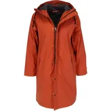 DERBE HAMBURG WITTBY PINSTRIPE Damen Regenmantel - Orange - 36