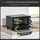 Homcom Minibackofen 21L einstellbare Temperatur Ofen 3 Kochmodi Schwarz+Silber