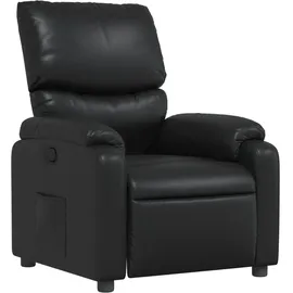 vidaXL Relaxsessel mit Liegefunktion Kunstleder 99 x 99 x 99 cm Schwarz