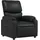 vidaXL Relaxsessel mit Liegefunktion Kunstleder 99 x 99 x 99 cm Schwarz
