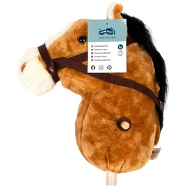 Small Foot Company small foot 11718 - Steckenpferd NICO, Hobby Horsing, braun, Länge: 107 cm