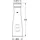 Grohe Glaskaraffe Blue 1 l, mit Deckelset
