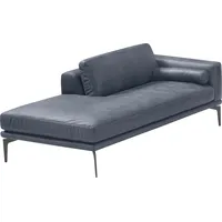 Ottomane EGOITALIANO "Masu, Design trifft super Sitzkomfort, mit toller Detailverarbeitung", grau (smoke), B:182cm H:95cm T:97cm, Leder »BULL« (echtes Rindsleder). Geschliffenes, pigmentiertes und behandeltes Rindsleder mit einer Dicke von 1, 3-1, 5 mm. Dieses Leder zeigt eine ziemlich weiche Hand mit einem halb undurchsichtigen Aussehen. Es handelt sich um ein geschütztes Leder. Eine leichte Deckschicht schützt sie vor Flecken, ohne ihre ursprünglichen Eigenschaften zu verändern. Die geschützten Leder kombinieren die Vorteile von Natürlichkeit und Weichheit mit einer guten Beständigkeit gegen Verschleiß und Ausbleichen. Das Vorhandensein der charakteristischen Zeichen, die das Leben des Tieres bestimmen, wie Narben, Körnungsunterschiede, Falten, Adern, Disharmonien in Farbtönen, beweisen ihre absolute Echtheit und großen Wert., Sofas, Ottomane, Rückenkissen und Armteilrolle für mehr Komfort, mit Metallfüßen