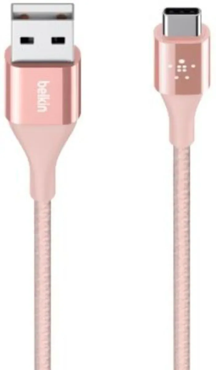 Belkin DuraTek USB-C/USB-A Kabel Dupont Kevlar 1,2m Rosegold