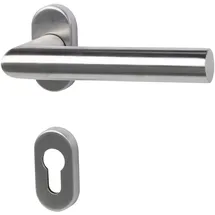 Alpertec Rosetten-Halbgarnitur Metz links Silber