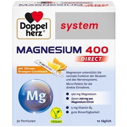 Doppelherz Magnesium 400 Direct system Pellets