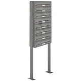AL Briefkastensysteme Premium Standbriefkasten RAL 9007 Grau