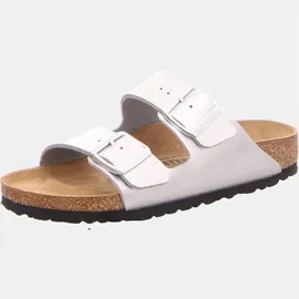 Birkenstock Arizona Birko-Flor schmal silber 42