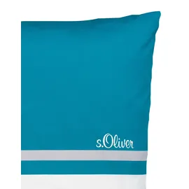 s.Oliver Fenja Renforcé türkis 135 x 200 cm + 80 x 80 cm