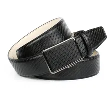 Anthoni Crown Herrengürtel Leder schwarz 85