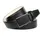 Anthoni Crown Herrengürtel Leder schwarz 85