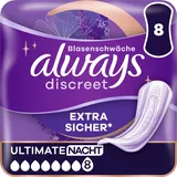 Always discreet Extra Sicher Ultimate Nacht, 8 St.