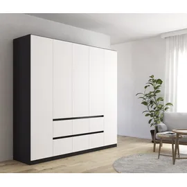 Rauch Drehtürenschrank MAINZ 226 x 210 x 54 cm Grau