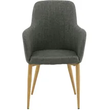 VCM ebuy24 Esszimmerstuhl Grau Eiche dekor.