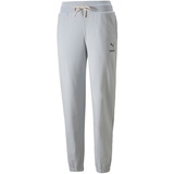 Puma Better Sportswear Fleece-Jogginghose Damen platinum gray L