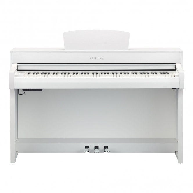 Yamaha CLP-735 WH Digital Piano Weiss matt Sparpaket mit Klavierbank und Kopfhörer und Songbook