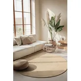 HANSE HOME Rangpur Rund Jute Teppiche, Teppich, Handgewebt, Jute, Natur, Wohnzimmer, Flur, Klassisch, Boho, Skandi