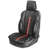 Walser Pkw Sitzauflage Kimi, Auto-sitzaufleger Im Rennsportdesign schwarz/rot,