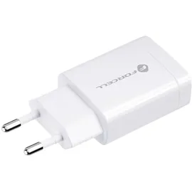forcell Netzladegerät mit USB Stecker Typ-C-2,4A Quick Charge 3.0 Funktion Schutzsystem gegen Überhitzung und Stromstöße