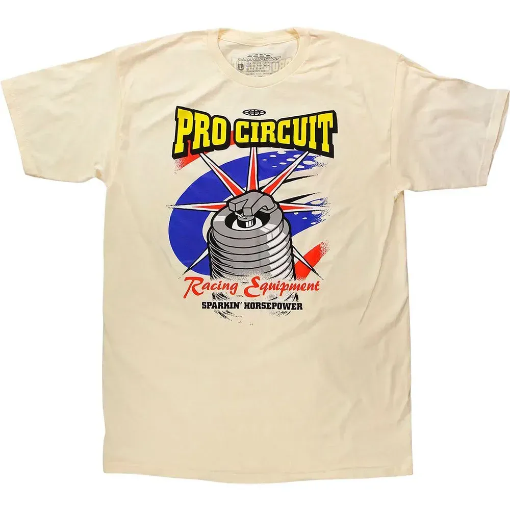 Pro Circuit Spark Plug Kurzarm-t-shirt - Cream - L