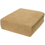 4mybaby GmbH Spannbettlaken Frottee 80 x 200 cm beige