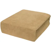 4mybaby GmbH Spannbettlaken Frottee 80 x 200 cm beige