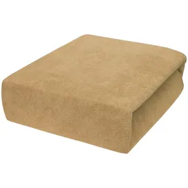 4mybaby GmbH Spannbettlaken Frottee 80 x 200 cm beige