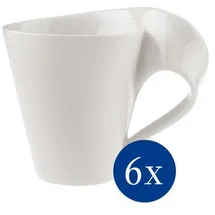 Villeroy & Boch Kaffeetasse 0,3 l Weiß 6 St.