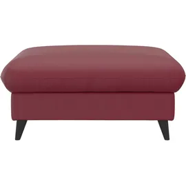 Cotta Hocker Pike Leder 102 x 45 x 0 cm Rot