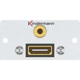Kindermann Konnect 50 alu - Modulares Faceplate-Snap-In