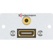 Kindermann Konnect 50 alu - Modulares Faceplate-Snap-In