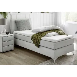 Jockenhöfer Gruppe Boxspringbett "Elfie" OTTOs Choice! Topseller, inkl. Topper, erhältlich in den Breiten 90,140 & 180cm und diversen Farbvarianten grau 98 cm x 209 cm