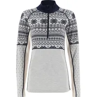 KARI TRAA Vilma Half Zip White L