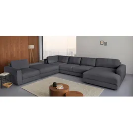 PLACES OF STYLE »Bloomfield Mega Hocker in 2 Größen« passende Erweiterung zur Serie "Bloomfield", als Mittelelement passend grau