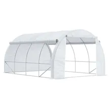 Outsunny Foliengewächshaus mit UV-Schutz, für Garten,