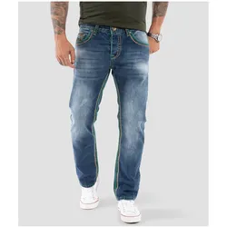 Rock Creek Jeans Comfort Fit dicke Nähte Loose Fit