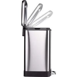 Dirt Devil Tretmülleimer 2 x 12 l Silber