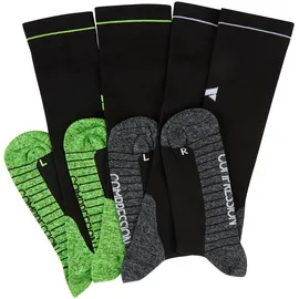 xtreme sockswear Kompressionsstrümpfe 2er-Pack Multi schwarz schwarz), 45/47
