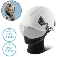 STAHLWERK Schutzhelm SVH-100 ST mit Visier EN397 EN166 Forsthelm