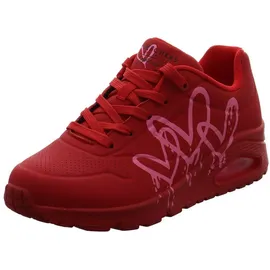 SKECHERS JGoldcrown: Uno - Dripping In Love red/pink 36