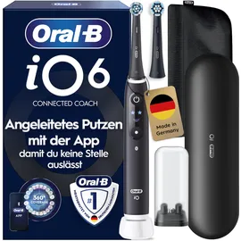 Oral-B iO Series 6 black lava + Reiseetui + Aufsteckbürsten 2 St.