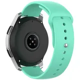 Strap-it ICE Smart 2.0 Round 1.20 Armband Silikon 'Sport' für ICE Smart 2.0 Round 1.20 - Aqua - Druckknopf Verschluss