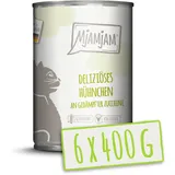 MjAMjAM 400 Gramm Katzennassfutter 6 x 400 Gramm deliziöses Hühnchen mit Zucchini