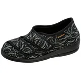 Fischer Fischer-Markenschuh Dora Hausschuh zum Schlupfen, Microstretch, Weite H, Kettverschlüsse bunt|schwarz 38 EU