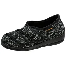Fischer Fischer-Markenschuh Dora Hausschuh zum Schlupfen, Microstretch, Weite H, Kettverschlüsse bunt|schwarz 38 EU