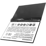 AccuCell Akku für iPad Pro 9.7, iPad, iPad Pro Schwarz