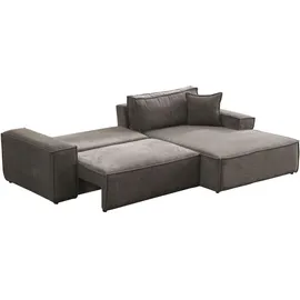 nobelaa Modulares Ecksofa "Oleander"-Grau - Grau
