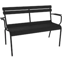 Fermob LUXEMBOURG 2-Sitzer-Gartenbank Aluminium - Lakritze