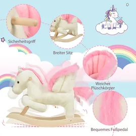 Homcom Schaukelpferd mit Tiergeräusche
