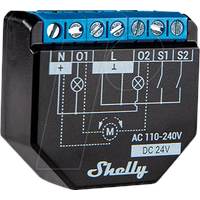 SHELLY PLUS 2PM - Shelly Plus 2PM WLAN Schaltaktor 16 A, 2-Kanal, Messfunktion